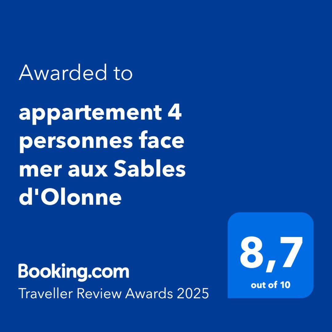 Appartement 4 Personnes Face Mer Aux Sables D'Olonne レ・サ​​ーブル・ドロンヌ エクステリア 写真